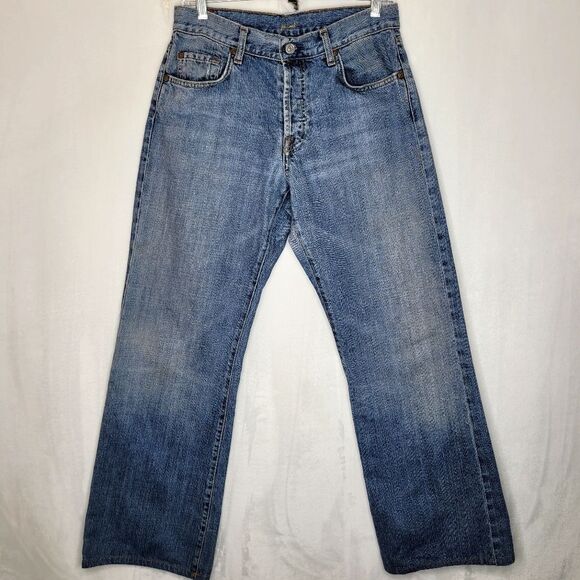 7 For All Mankind Blue Relaxed Jeans Size 32 - Picture 1 of 8